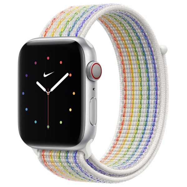 Apple Nike Sport Loop Band Apple Watch Series 1 t/m 9 / SE (38/40/41 mm) | Series 10 (42 mm) - Pride