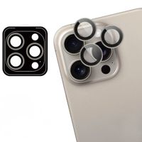 imoshion 2 Pack Camera lens protector Apple iPhone 15 Pro / 15 Pro Max - Natural Titanium