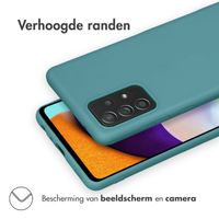 imoshion Color Backcover Samsung Galaxy A52(s) (5G/4G) - Donkergroen