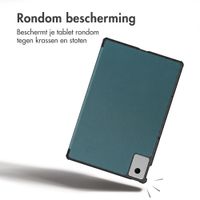 imoshion Trifold Bookcase Lenovo Idea Tab - Donkergroen