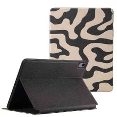 Selencia Vivid Tablet Case Apple iPad Air 11 inch (2026) M4 / (2025) M3 / (2024) M2 / Air 5 (2022) / Air 4 (2020) - Art Wave Black