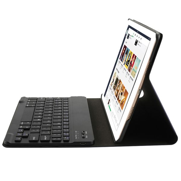 Bluetooth Keyboard QWERTY Bookcase iPad 4 (2012) 9.7 inch / 3 (2012) 9.7 inch / 2 (2011) 9.7 inch - Zwart