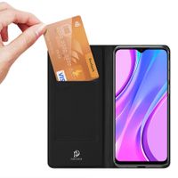 Dux Ducis Slim Softcase Bookcase Xiaomi Redmi 9 - Zwart