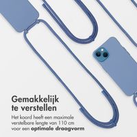 imoshion Color Backcover met afneembaar koord MagSafe iPhone 13 - Ash Blue