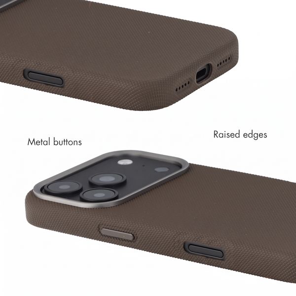 Accezz Mesh Back Cover with MagSafe Apple iPhone 17 Pro Max - Brown