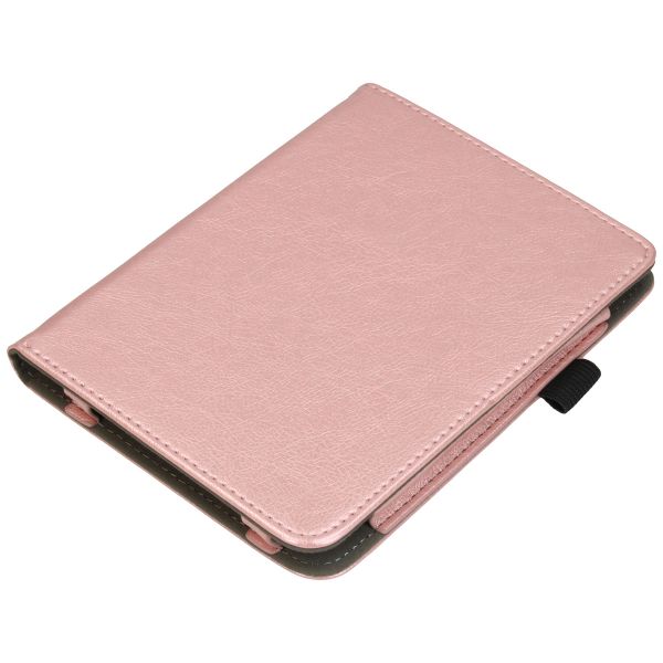 imoshion Vegan Leather Bookcase Kobo Clara 2E / Tolino Shine 4 - Rosé Goud