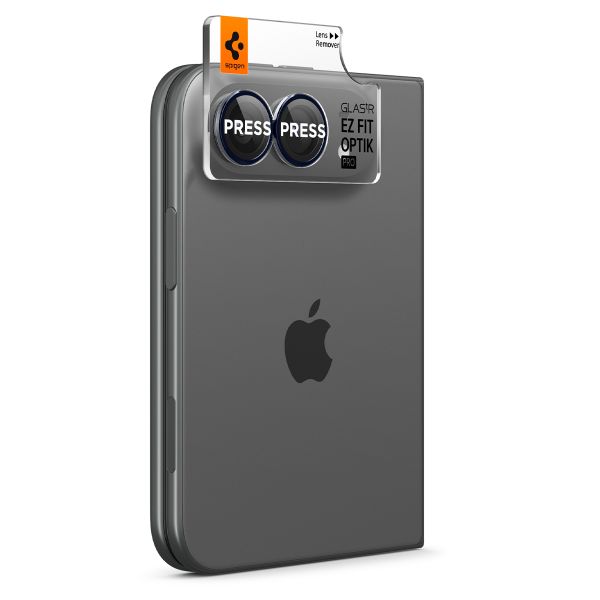 Spigen Optik Pro EZ Fit Lens Protector 2-pack Apple iPhone Duo - Black