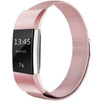 imoshion Milanees magnetisch bandje Fitbit Charge 2 - Maat M - Roze