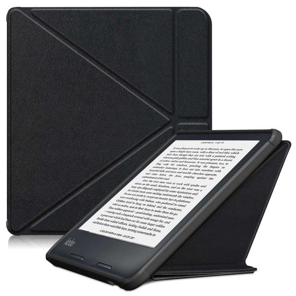 imoshion Vouwbare Bookcase Kobo Libra 2 / Tolino Vision 6 - Zwart