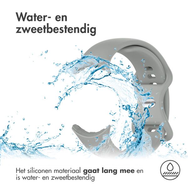 imoshion Siliconen⁺ bandje Google Pixel Watch / Watch 2 / Watch 3 / Watch 4 (41 mm) - Maat L - Grijs