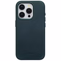 Accezz Vintage Leather Magsafe Backcover iPhone 15 Pro - Smokey Green