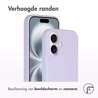 Accezz Liquid Silicone Backcover met MagSafe Apple iPhone 16 - Paars