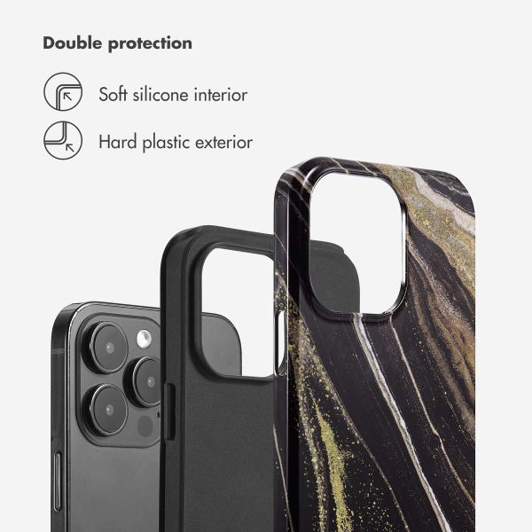 Selencia Vivid Back Cover Apple iPhone 14 Pro Max - Chic Marble