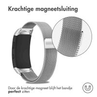 imoshion Milanees magnetisch bandje Samsung Gear Fit 2 / 2 Pro - Zilver