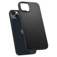 Spigen Thin Fit Backcover iPhone 14 - Zwart