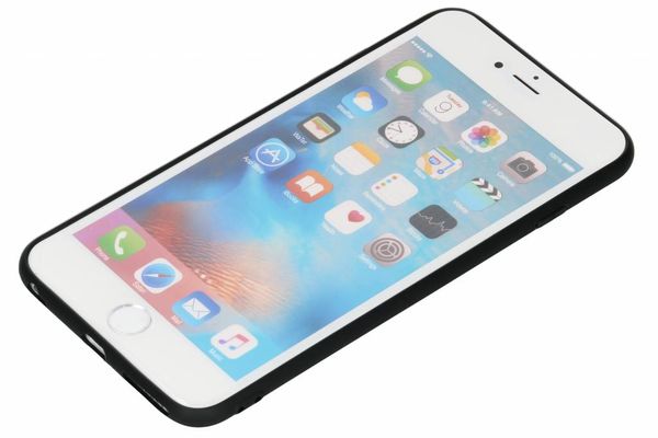 Ontwerp je eigen Apple iPhone 6(s) Plus gel hoesje - Zwart