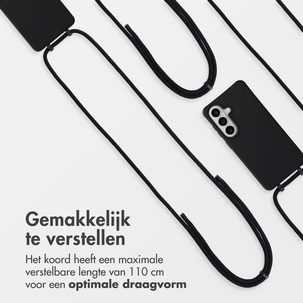 imoshion Color Backcover met afneembaar koord met MagSafe Samsung Galaxy S26 - Zwart