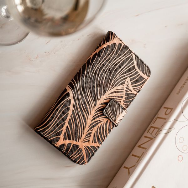 imoshion Design Softcase Bookcase Samsung Galaxy S10 - Golden Leaves