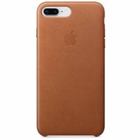 Apple Leather Backcover Apple iPhone 8 Plus / 7 Plus - Saddle Brown