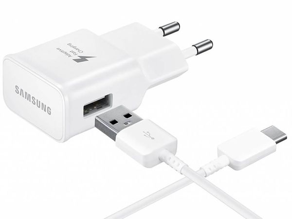 Samsung Fast Charging Adapter 15W + USB-C naar USB-kabel - Wit