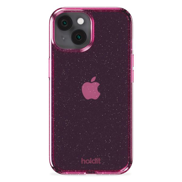Holdit Glitter Case Apple iPhone 15 / 14 / 13 - Roze