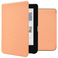 imoshion Canvas Sleepcover Bookcase Kobo Clara Colour / BW - Peach