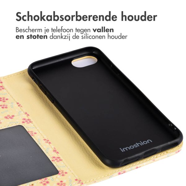 imoshion Design Bookcase Apple iPhone 16e - Sunny Yellow Petite Flowers