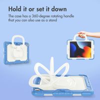 imoshion Rugged Kidsproof Back Cover Apple iPad 9 (2021) 10.2 inch / iPad 8 (2020) 10.2 inch / iPad 7 (2019) 10.2 inch - Blue