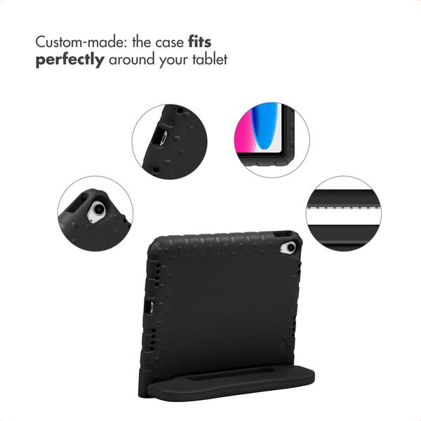 imoshion Kids-Proof Back Cover with Handle Apple iPad 11 (2025) 11 inch A16 / iPad 10 (2022) 10.9 inch - Black