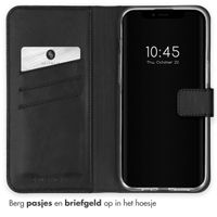 Selencia Echt Leren Bookcase Apple iPhone 15 - Zwart