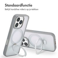 Accezz Ring Stand Backcover met MagSafe iPhone 16 Pro - Grey