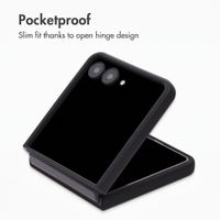 Accezz Liquid Silicone Case with MagSafe Samsung Galaxy Z Flip 8 - Black