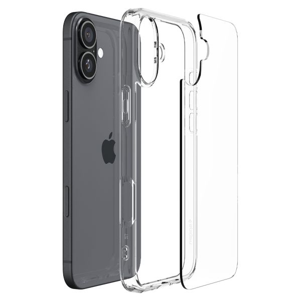 Spigen Ultra Hybrid Backcover iPhone 16 - Crystal Clear