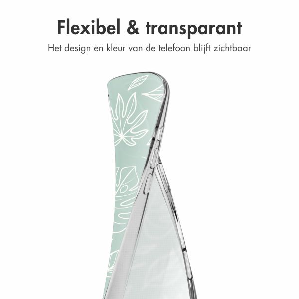 imoshion Design hoesje Apple iPhone 16 - Leaves Line-Art
