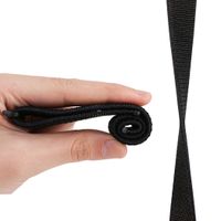 imoshion Nylon bandje Samsung Galaxy Watch 4 / 5 / 6 / 7 / FE (20 mm) - Zwart