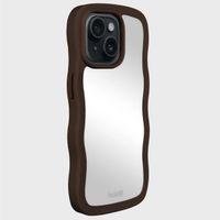 Holdit Wavy Case Apple iPhone 13/14/15/16e - Chocolate Mirror