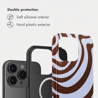 Selencia Vivid Back Cover with MagSafe Apple iPhone 15 Pro - Dream Swirl Chocolate