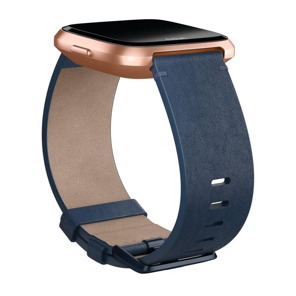 Fitbit Leather band Fitbit Versa / Versa 2 / Versa Lite - Midnight