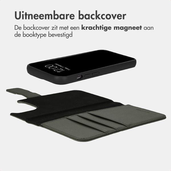 imoshion Uitneembare 2-in-1 Luxe Bookcase Apple iPhone 13 Pro - Groen