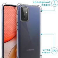 imoshion Backcover met koord Samsung Galaxy A72 - Zwart Goud