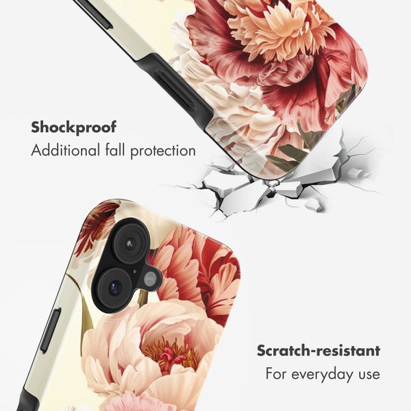 Selencia Vivid Back Cover Apple iPhone 17 - Vintage Peony