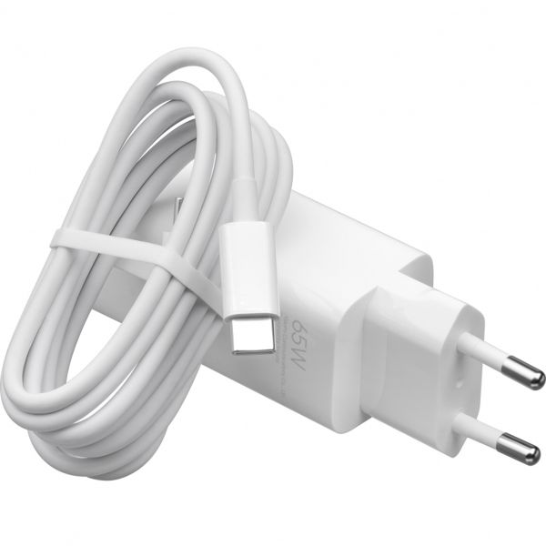 Xiaomi Originele power adapter met USB-C kabel - oplader - USB- A & USB-C poort + USB-C kabel - 65 Watt - Wit