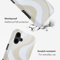 Selencia Vivid Back Cover with MagSafe Apple iPhone 16 - Desert Waves Beige