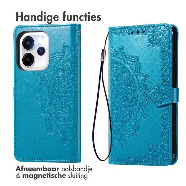 imoshion Mandala Bookcase Oppo Reno15 F (5G) - Turquoise