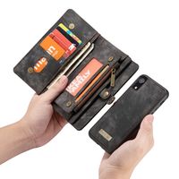 CaseMe Luxe Lederen 2 in 1 Portemonnee Bookcase iPhone Xr