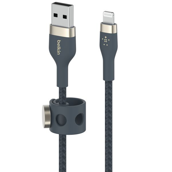 Belkin Boost↑Charge™ USB-A naar Lightning kabel braided siliconen - 2 meter - Blauw