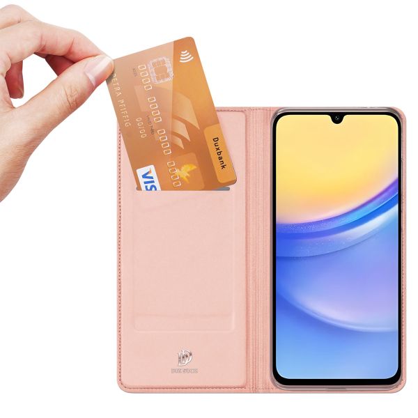 Dux Ducis Slim Softcase Bookcase Samsung Galaxy A16 - Rosé Goud