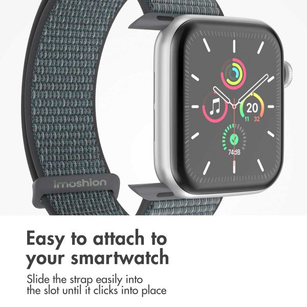 imoshion Nylon Strap Apple Watch | 38/40/41/42 mm - Ash Green