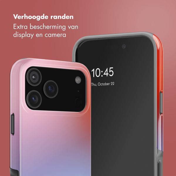 Selencia Vivid Backcover met MagSafe Apple iPhone 17 Pro - Gradient Soft Blush