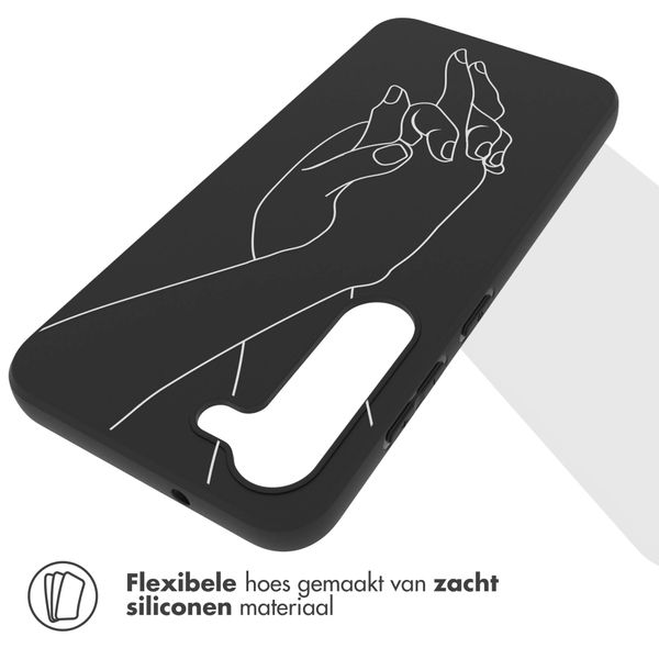 imoshion Design hoesje Samsung Galaxy S23 - Hand - Zwart